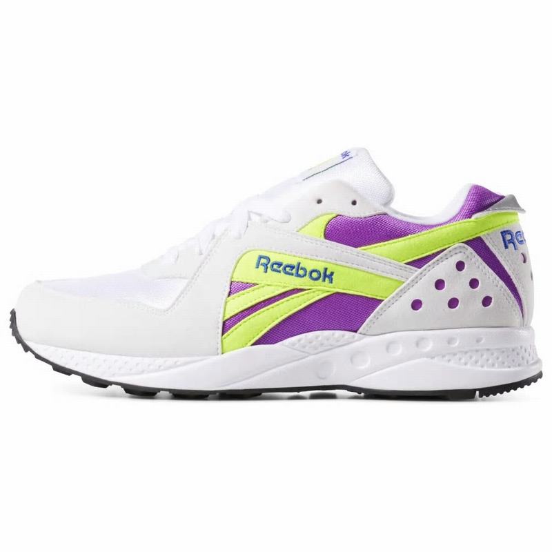 Reebok Pyro Tenisky Damske - Biele/Nachový/Žlté WN9825IB